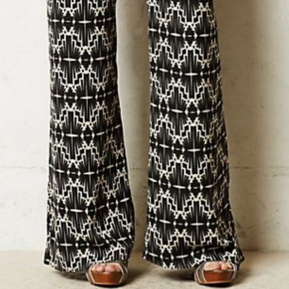 Anthropologie Chloe Oliver Wide Leg XL pants - Picture 3 of 5